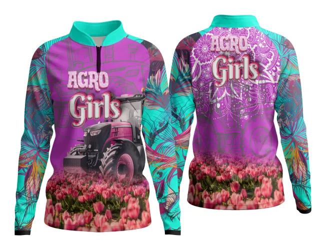 AGRO Feminina: Arte para Estampa Criativa de Camiseta