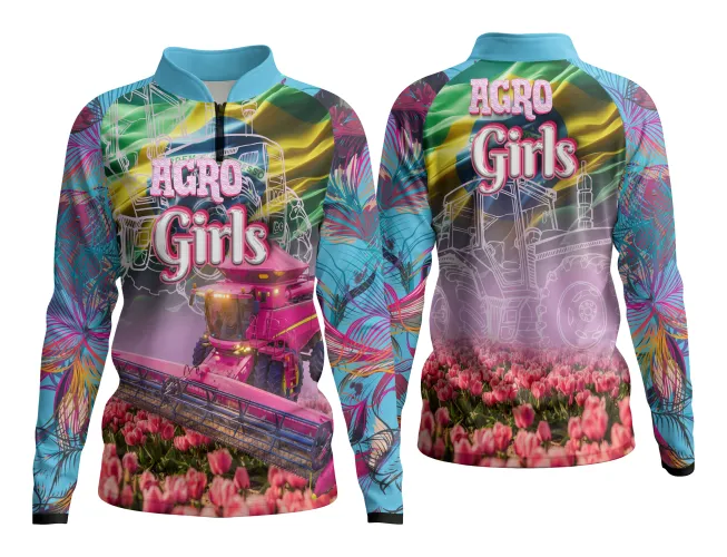 AGRO Feminina: Arte para Estampa Criativa de Camiseta