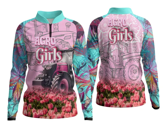 AGRO Feminina: Arte para Estampa Criativa de Camiseta