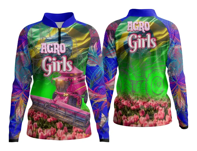 AGRO Feminina: Arte para Estampa Criativa de Camiseta