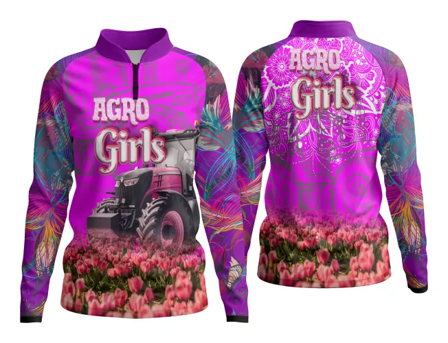 AGRO Feminina: Arte para Estampa Criativa de Camiseta