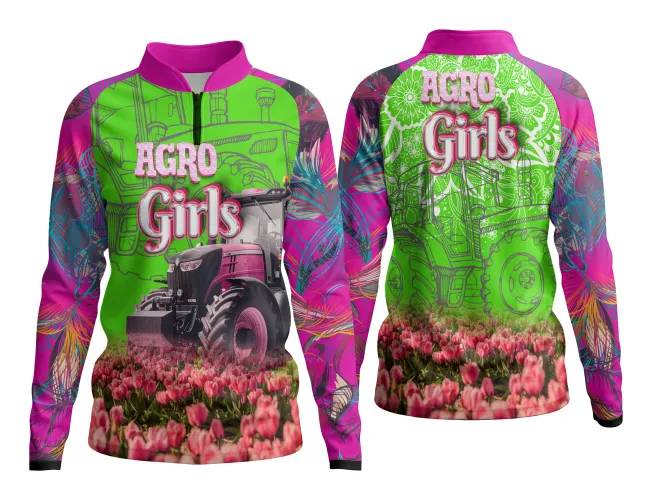 AGRO Feminina: Arte para Estampa Criativa de Camiseta