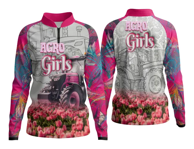 AGRO Feminina: Arte para Estampa Criativa de Camiseta