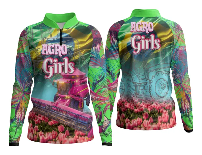 AGRO Feminina: Arte para Estampa Criativa de Camiseta