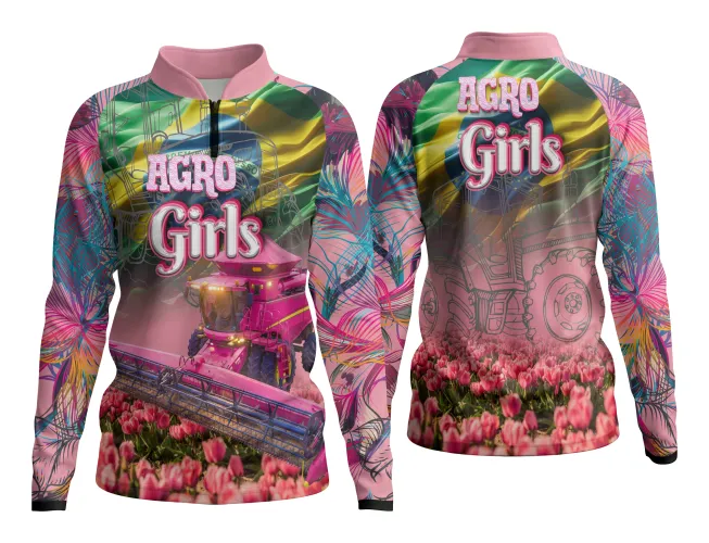 AGRO Feminina: Arte para Estampa Criativa de Camiseta