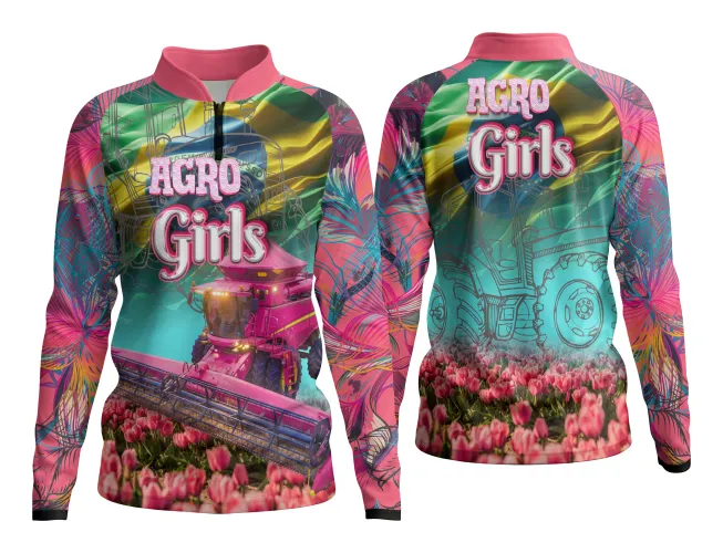 AGRO Feminina: Arte para Estampa Criativa de Camiseta