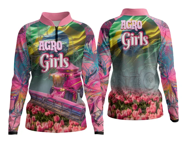 AGRO Feminina: Arte para Estampa Criativa de Camiseta