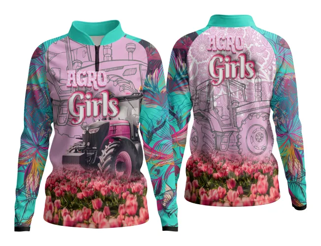 AGRO Feminina: Arte para Estampa Criativa de Camiseta