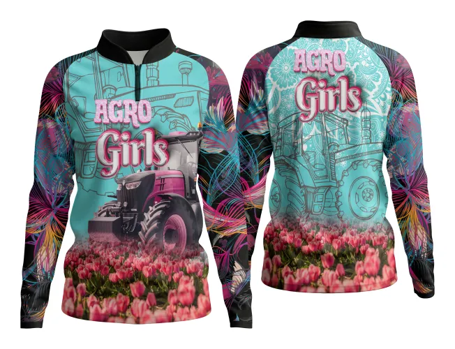 AGRO Feminina: Arte para Estampa Criativa de Camiseta