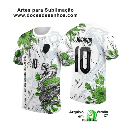 Arte Estampa Camiseta Interclasse Tema Serpente Arte Estampa Camiseta Interclasse Tema Serpente