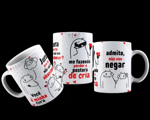 Arte Estampa Caneca Sublimação 4 Artes - Dia dos Namorados - Músicas