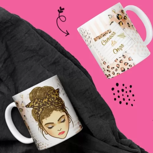 Arte Sublimação Caneca da Mamãe - Bruna Molina