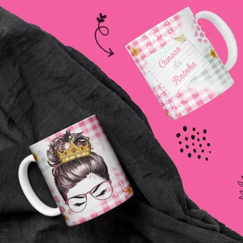 Arte Sublimação Caneca da Mamãe - Bruna Molina