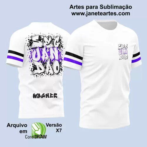 Arte Vetor Camisa Branca - Segundão 2024 Grafite