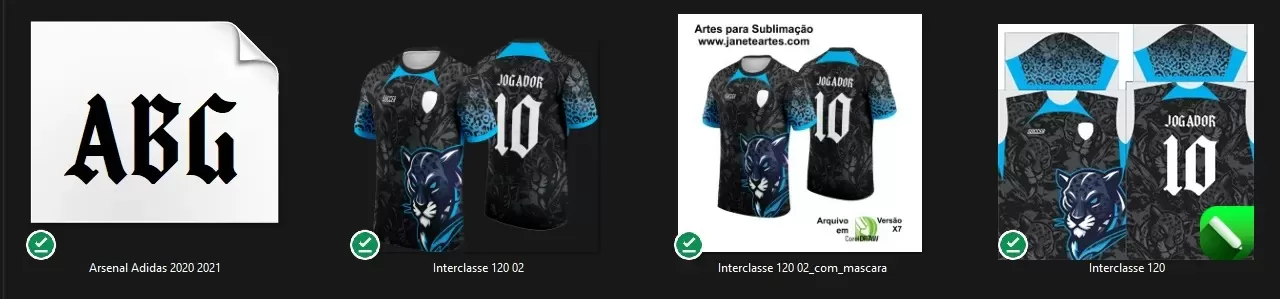Arte Vetor Camisa InterClasse Pantera Azul 2024