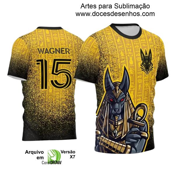 Arte Vetor Camisa Interclasse - Jogos Internos 2024 - Anúbis