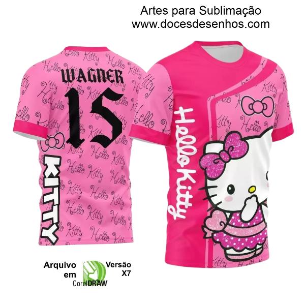 Arte Vetor Camisa Interclasse - Jogos Internos 2024 - Hello Kitty 