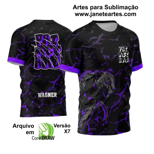 Arte Vetor Camisa Primeirão Pantera Negra 2024