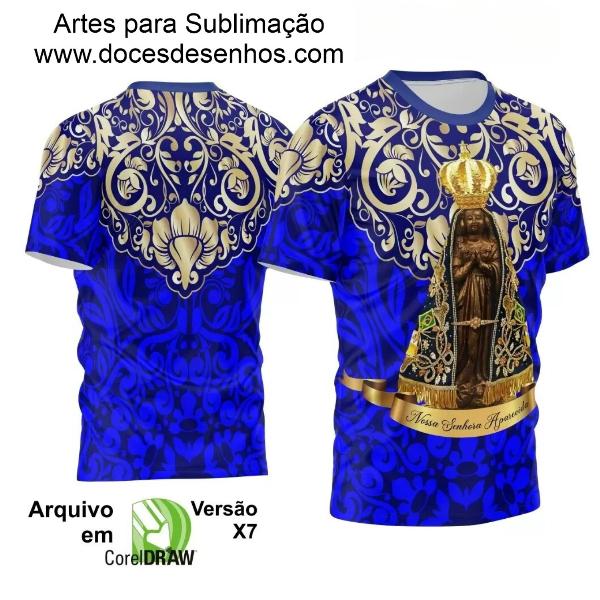 Arte Vetor Camisa Religião 204 - Nossa Senhora Aparecida 