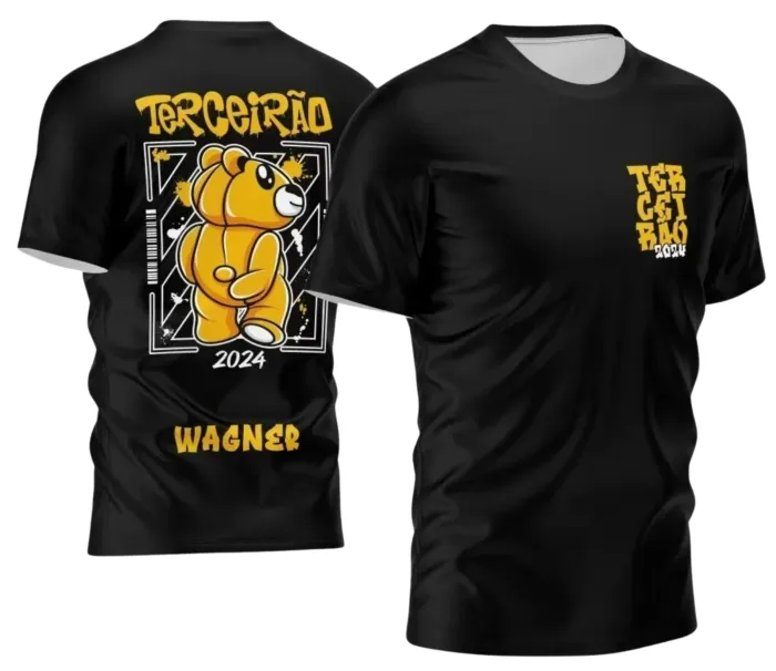 Arte para Camiseta Terceirão Urso