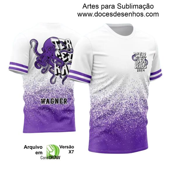 Arte Vetor Estampa Camisa Brasil Personalizada Modelo 04