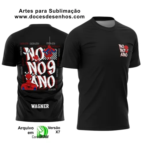 Arte Vetor Camiseta Formandos 9º Ano Homem-Aranha Arte Vetor Camiseta Formandos 9º Ano Homem-Aranha