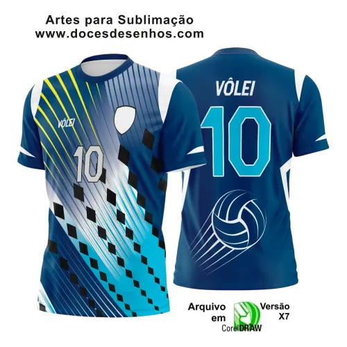 Arte Vetor Camiseta Vôlei 2025 para Sublimação Arte Vetor Camiseta Vôlei 2025 para Sublimação