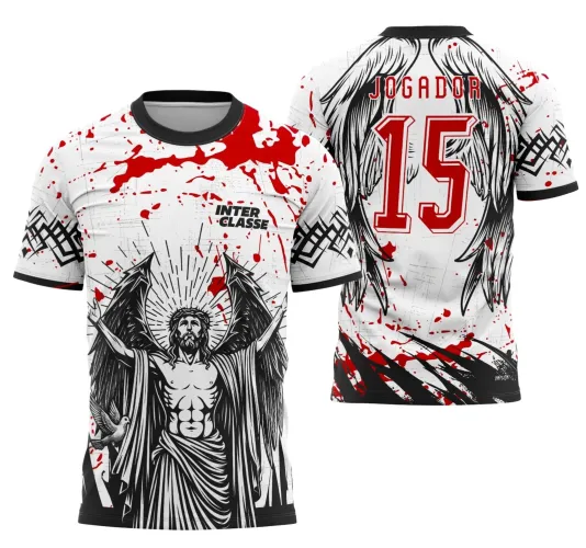 Arte Vetor Estampa Camisa Time Jesus – Designs Exclusivos