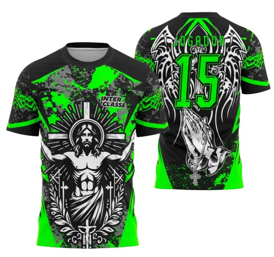 Arte Vetor Estampa Camisa Time Jesus – Designs Exclusivos
