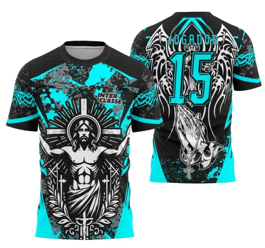 Arte Vetor Estampa Camisa Time Jesus – Designs Exclusivos