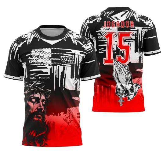 Arte Vetor Estampa Camisa Time Jesus – Designs Exclusivos