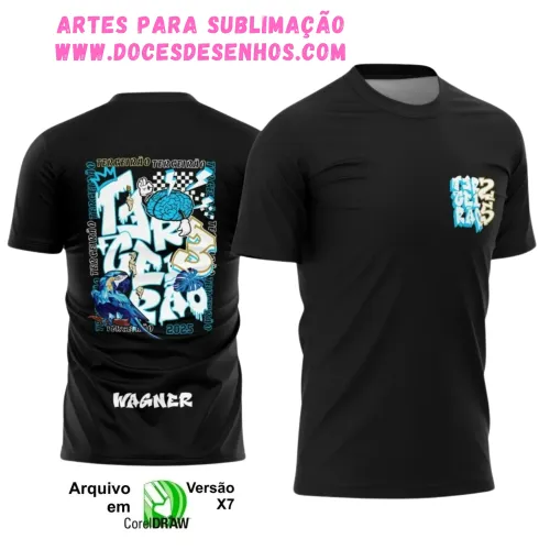 Arte Vetor para Camiseta Escolar – Terceirão: Arara Azul Arte Vetor para Camiseta Escolar – Terceirão: Arara Azul