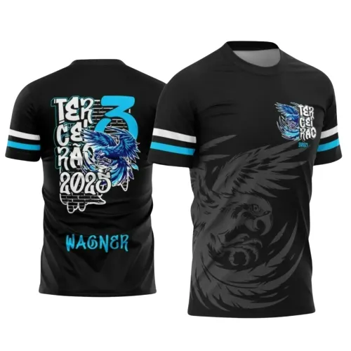 Arte Vetor para Camiseta Escolar – Terceirão: Arara Azul