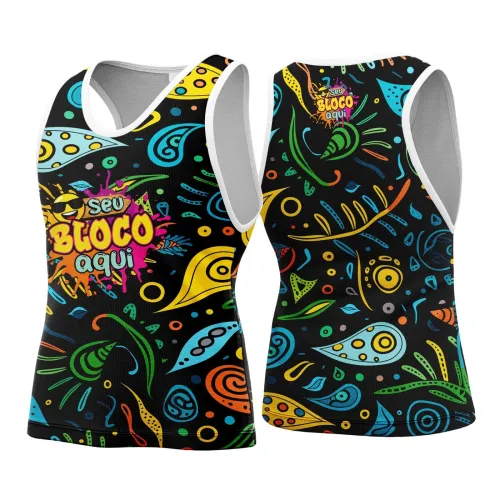 Arte para Abadá Personalizado de Bloco – Carnaval 2026