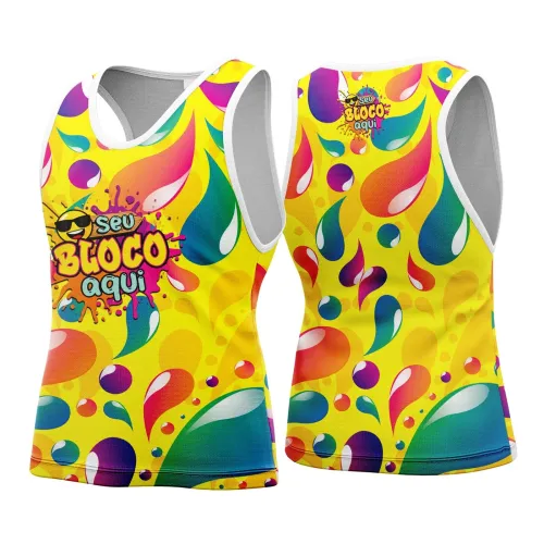 Arte para Abadá Personalizado de Bloco – Carnaval 2026