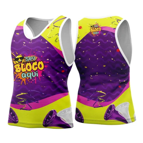 Arte para Abadá Personalizado de Bloco – Carnaval 2026