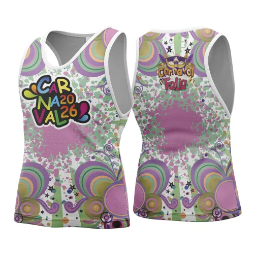 Arte para Abadá Personalizado de Bloco – Carnaval 2026