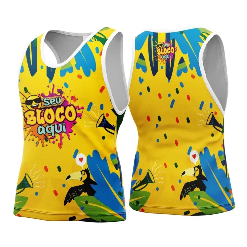 Arte para Abadá Personalizado de Bloco – Carnaval 2026