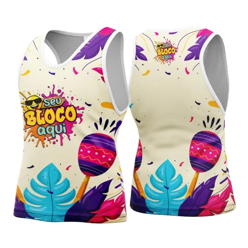 Arte para Abadá Personalizado de Bloco – Carnaval 2026