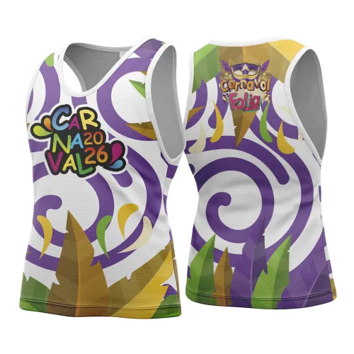 Arte para Abadá Personalizado de Bloco – Carnaval 2026