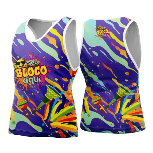 Arte para Abadá Personalizado de Bloco – Carnaval 2026