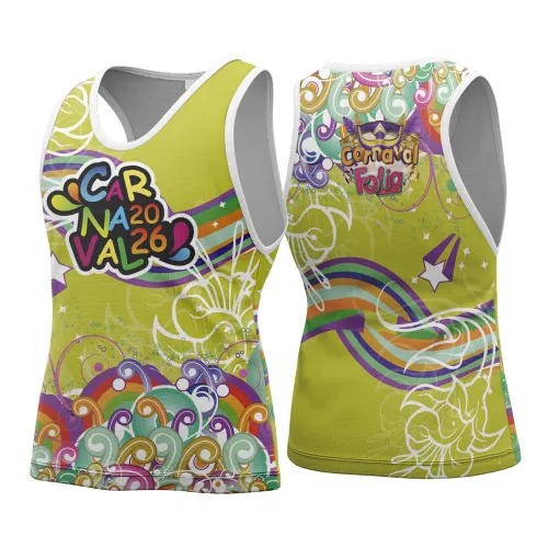 Arte para Abadá Personalizado de Bloco – Carnaval 2026