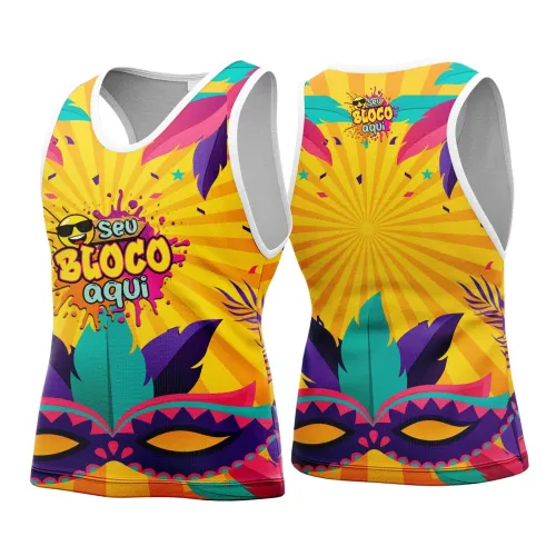 Arte para Abadá Personalizado de Bloco – Carnaval 2026