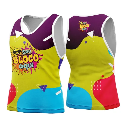 Arte para Abadá Personalizado de Bloco – Carnaval 2026