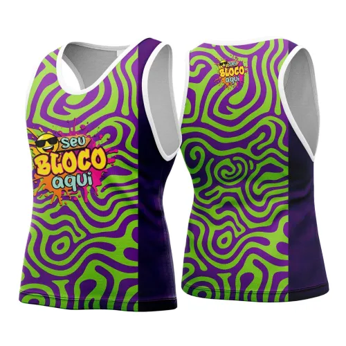 Arte para Abadá Personalizado de Bloco – Carnaval 2026