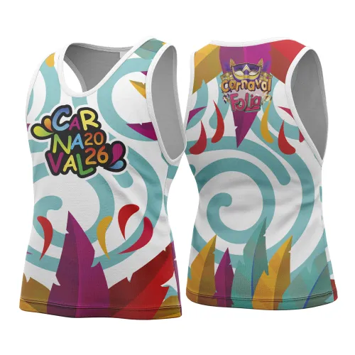 Arte para Abadá Personalizado de Bloco – Carnaval 2026