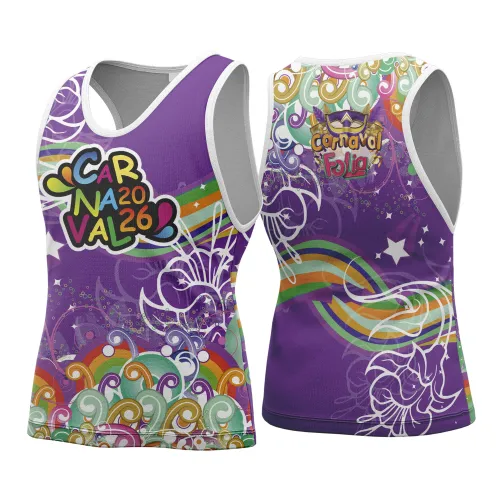 Arte para Abadá Personalizado de Bloco – Carnaval 2026