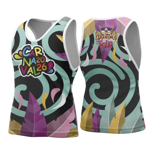 Arte para Abadá Personalizado de Bloco – Carnaval 2026