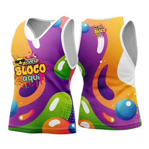 Arte para Abadá Personalizado de Bloco – Carnaval 2026