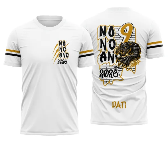 Arte para Camisa Escolar Nono Ano Pantera – Arquivo CDR Pronto